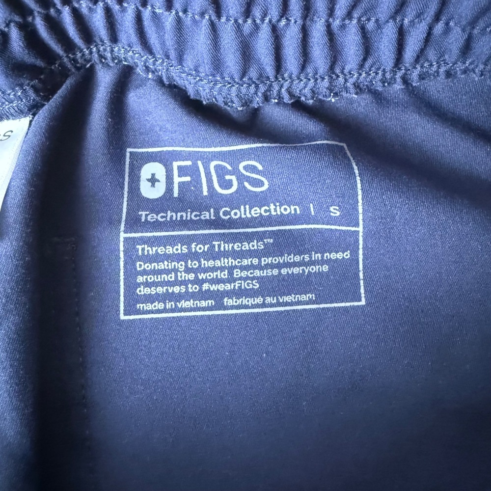 FIGS Zamora Jogger Scrub Pant Women S Navy Nurse Healthcare Medical Professional - Picture 3 of 12